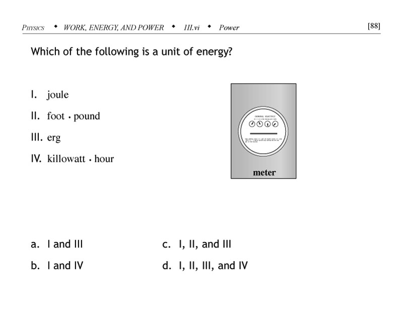 Kilowatt hour problem