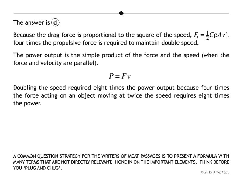 Explanation of  air drag problem