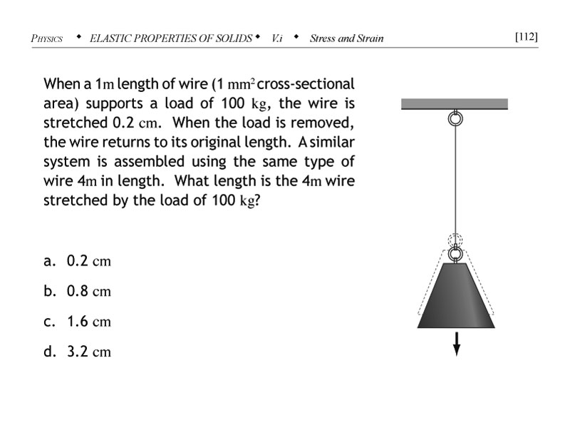 Tensile stress problem
