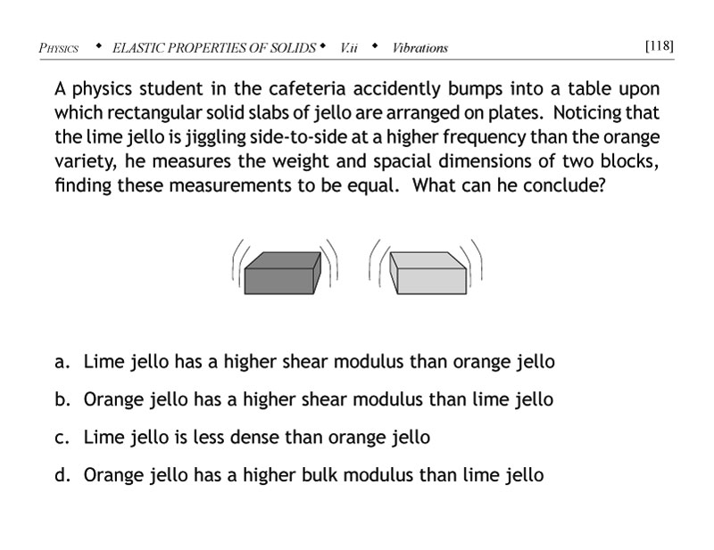 Jello vibration problem