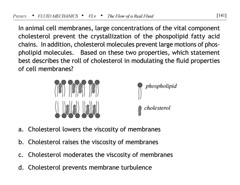 Cell membrane fluid mechanics problem