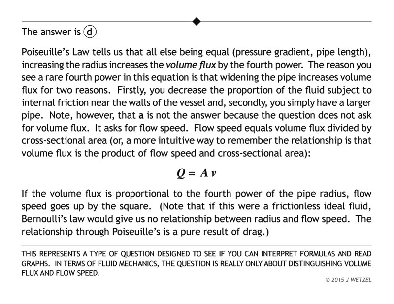 Poiseuilles Law problem explanation
