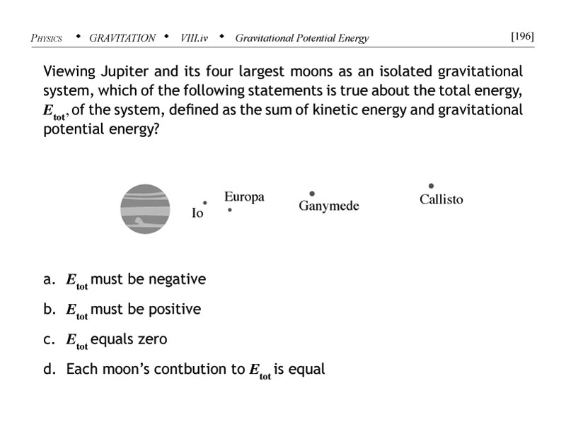 Jupiter moons physics problem