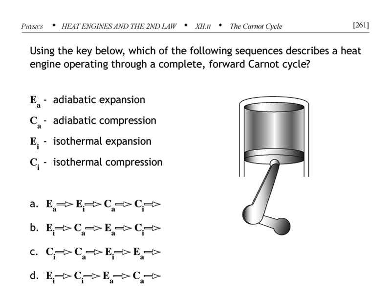 Heat engine operating through a complete forward Carnot cycle