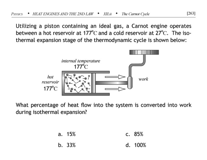 Carnot engine problem