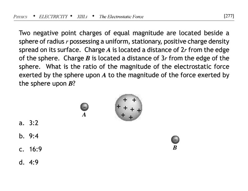 Three charge system problem
