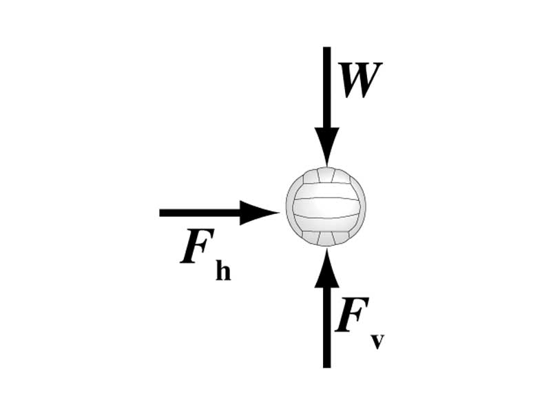 Tether ball free body diagram