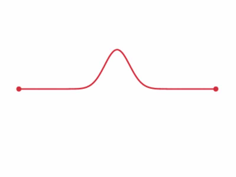 Illustration of reflection of pulse