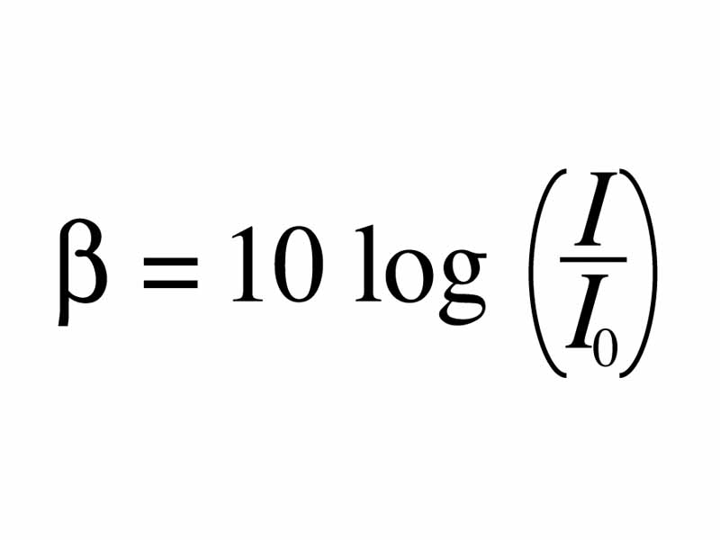 Definition of decibels