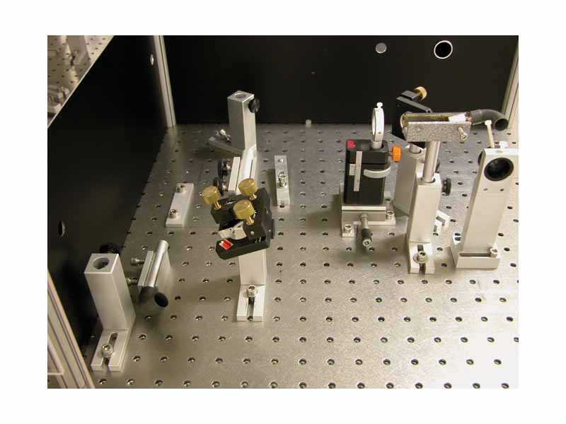 Thin film polarizer used to attenuate a 1053 nm beam