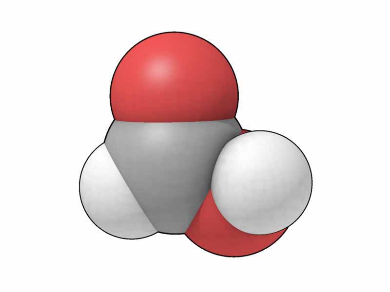 Formic acid space filling