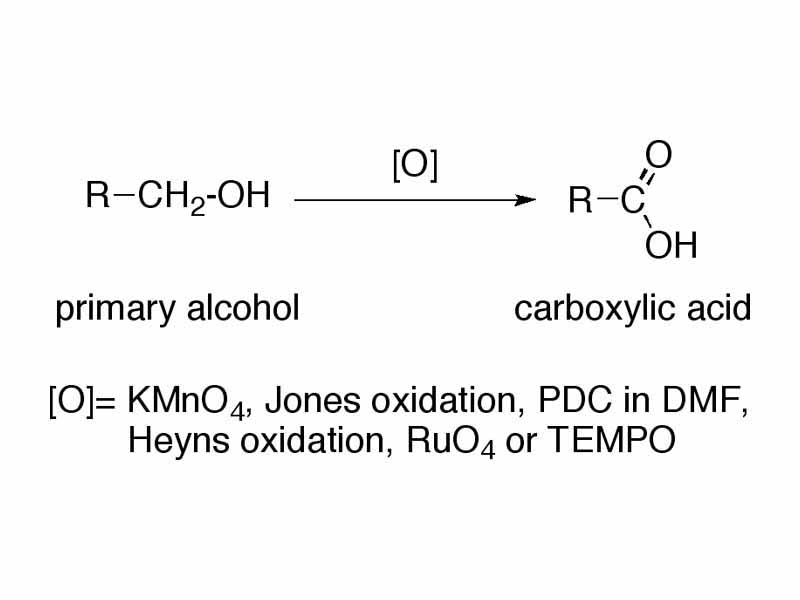 Oxidation of primary alcohols to carboxylic acids