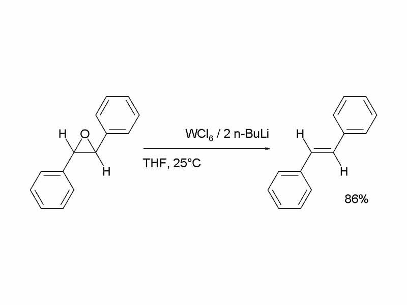 De-epoxidation by tungsten hexachloride