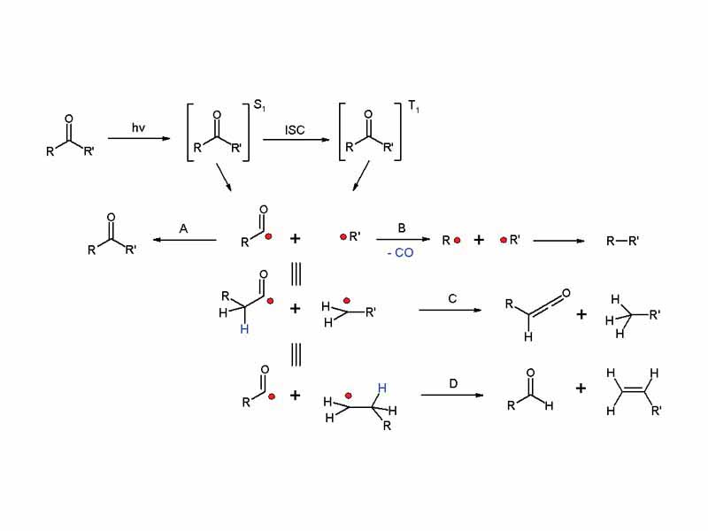 Norrish type I reaction