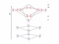 MO diagram for the oxygen molecule