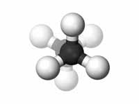 Staggered ethane ball and stick